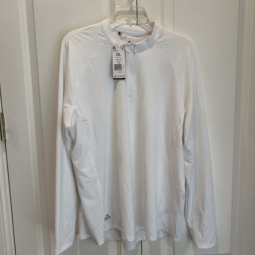 Adidas White Long Sleeve Top
